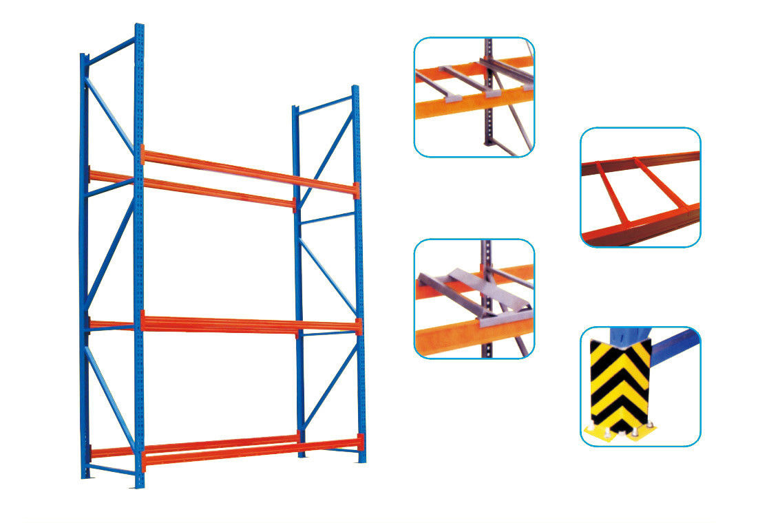 6000 mm de hauteur Longue portée Racks de stockage lourds avec finition de peinture en poudre