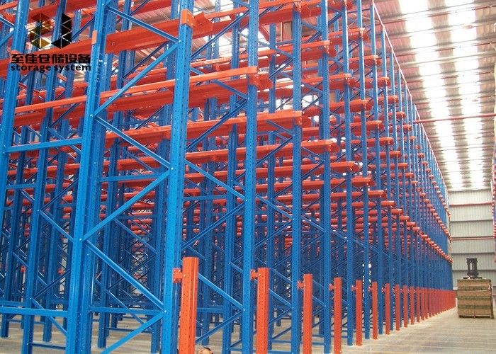 Taille du client revêtue de revêtement électrique 2000-6500 mm Hauteur étagère de palettes étagères de gravité