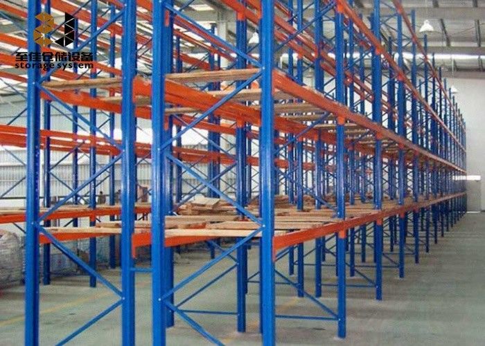 Étagère de stockage métallique à charge moyenne 200 kg/niveau-500 kg/niveau Systèmes de stockage de palettes industrielles
