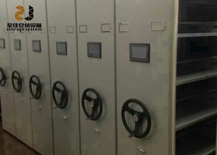 Bloc de sécurité 6 couches Systèmes de stockage mobiles à haute densité pour bureau / banque