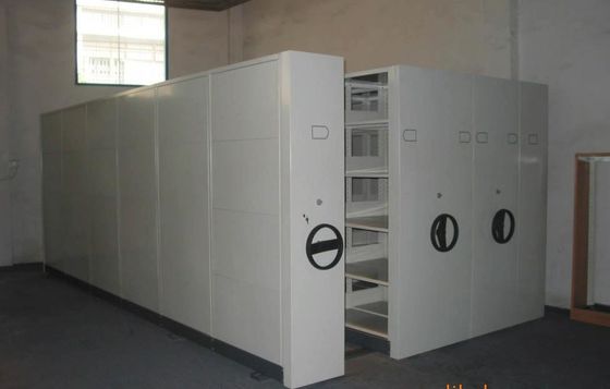 Systèmes de stockage de fichiers en acier à haute densité pour bibliothèque / école / bureau / banque