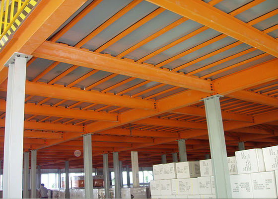 Systèmes de mezzanine pour entrepôt à longue portée, entrepôt temporaire
