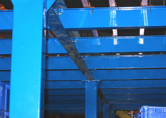 Structure en acier lourd, plancher mezzanine pour rack de stockage d'entrepôt