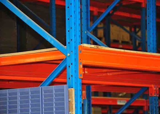Q235B Racks de stockage lourds pour entrepôt en acier avec panneau de contreplaqué