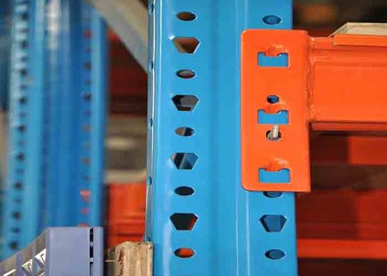 Q235B Racks de stockage lourds pour entrepôt en acier avec panneau de contreplaqué