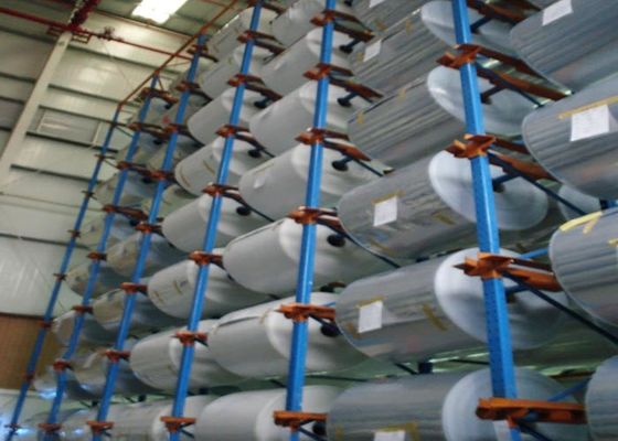 Structure en acier laminée à froid dans le système de rack pour le stockage d'objets de type tambour