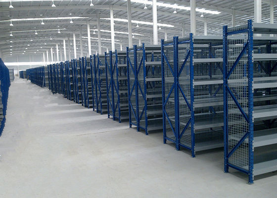 Système de rack de stockage industriel léger revêtement en poudre Finition 100kg-120kg/couche