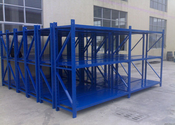 Système de rack de stockage industriel léger revêtement en poudre Finition 100kg-120kg/couche