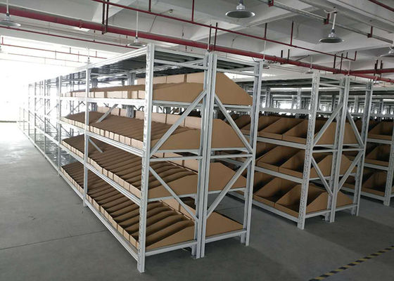Plateaux de stockage en acier industriel à plusieurs niveaux ODM / OEM Plateaux à palettes Mezzanine