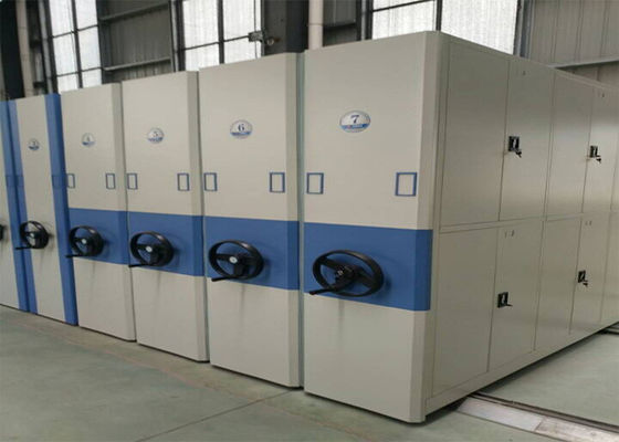 Système d'étagère en acier compact Système d'étagères coulissantes à haute densité