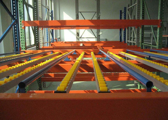 1000 kg/palette Échafaudage industriel en acier Échafaudage à débit par gravité dans l'entrepôt