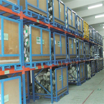 Q235 Cage à palettes empilable Industrie Contenants de stockage en maille métallique