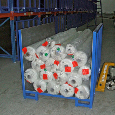 Contenant de stockage et de transport de tissu métallique pliable