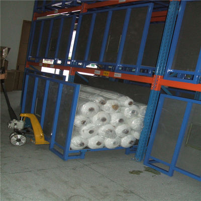 Contenant de stockage et de transport de tissu métallique pliable