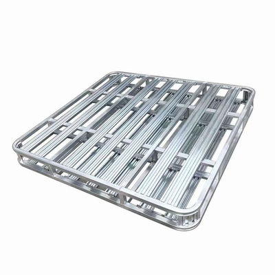 Palettes en acier galvanisé pour l'entreposage de matériaux lourds Palettes métalliques empilables