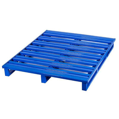 Palette d'acier pour entrepôt de grande capacité, empilable, taille standard euro