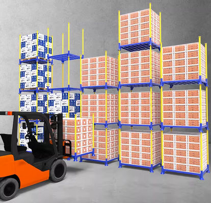 Étagère de stockage de chambre froide métallique de grande capacité, système d' étagère d' empilement d' entrepôt