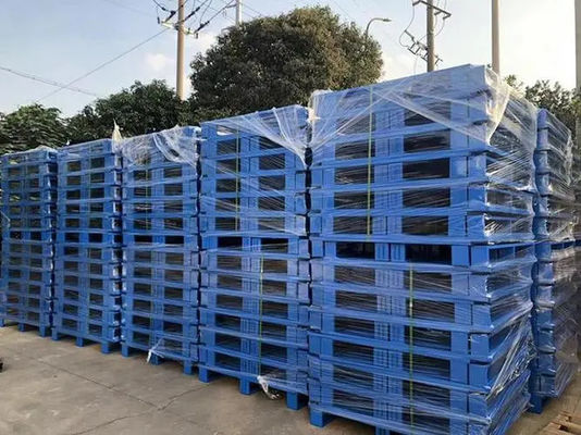 Métal d' entrepôt Euro-palette, Palettes d' acier empilées Systèmes de racks de stockage en acier
