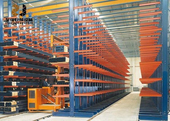 Couche en poudre Cantilever Rack de palettes Taille personnalisée Avec Safelock