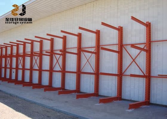 Couche en poudre Cantilever Rack de palettes Taille personnalisée Avec Safelock