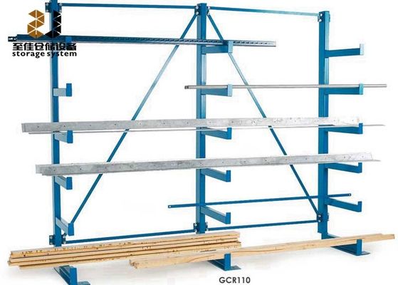 Couche en poudre 300-1800 mm Système de rayonnage d'entrepôt de protection contre la corrosion du bras