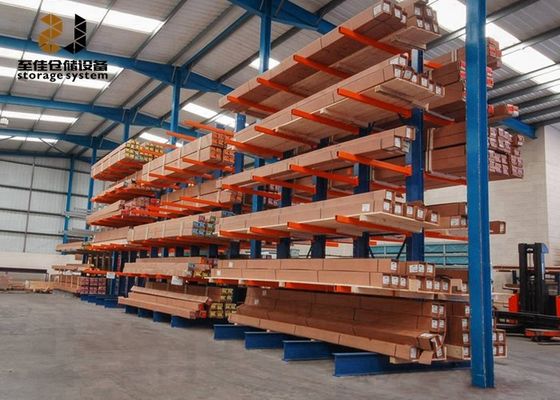 Cantilever en acier Q235 rangement en bois pour garage