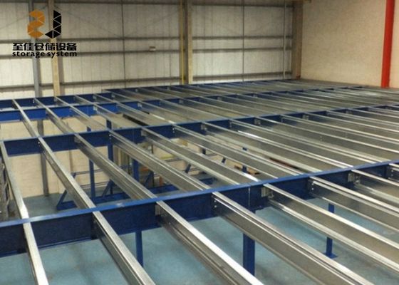 Étagères en acier Q235 / 245 sans boulons / rivets, entrepôts, planchers mézanins pour bâtiments