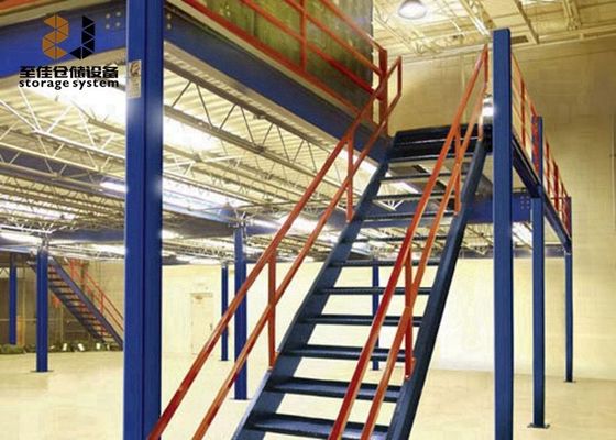 Étagère sans boulons / rivets Max 6000 mm verticale pour l' utilisation en entrepôt Deck mezzanine