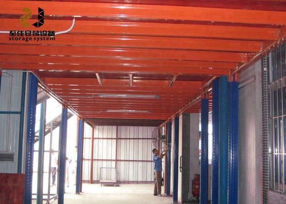Systèmes de mezzanine d'entrepôt économiques avec revêtement en poudre