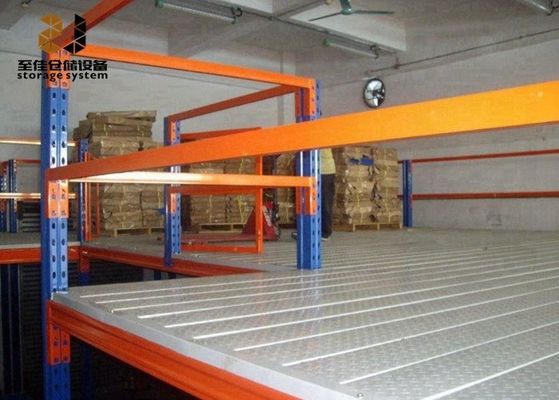 Planchers mézanins industriels durables / étagères à rivets sans boulons 5 ans de garantie