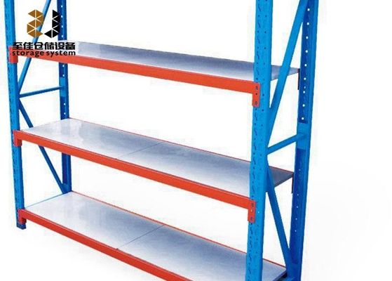 Époxy poudre revêtue galvanisée étagère de palettes à vitesse / étagère de stockage d'entrepôt