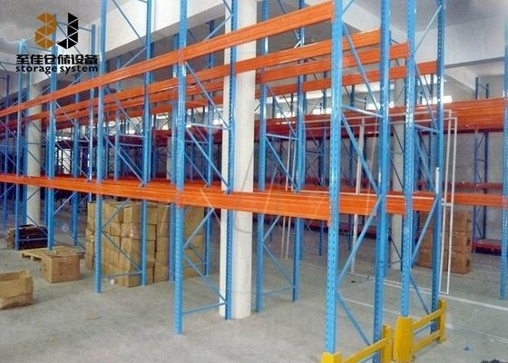 Époxy poudre revêtue galvanisée étagère de palettes à vitesse / étagère de stockage d'entrepôt