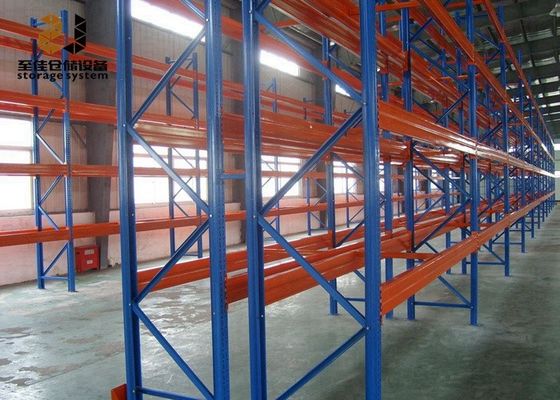 Étagère de stockage métallique à charge moyenne 200 kg/niveau-500 kg/niveau Systèmes de stockage de palettes industrielles